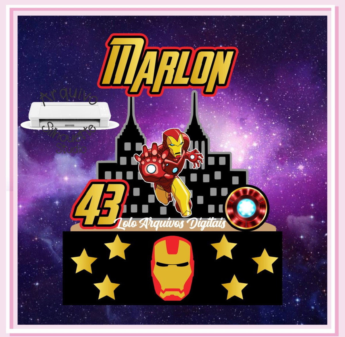 2 Arquivos - Studio - Topo Homem de Ferro 1 - Imagem 2