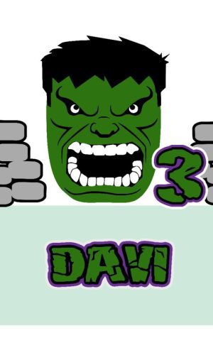 Arquivo de corte Topo de Bolo Hulk 01