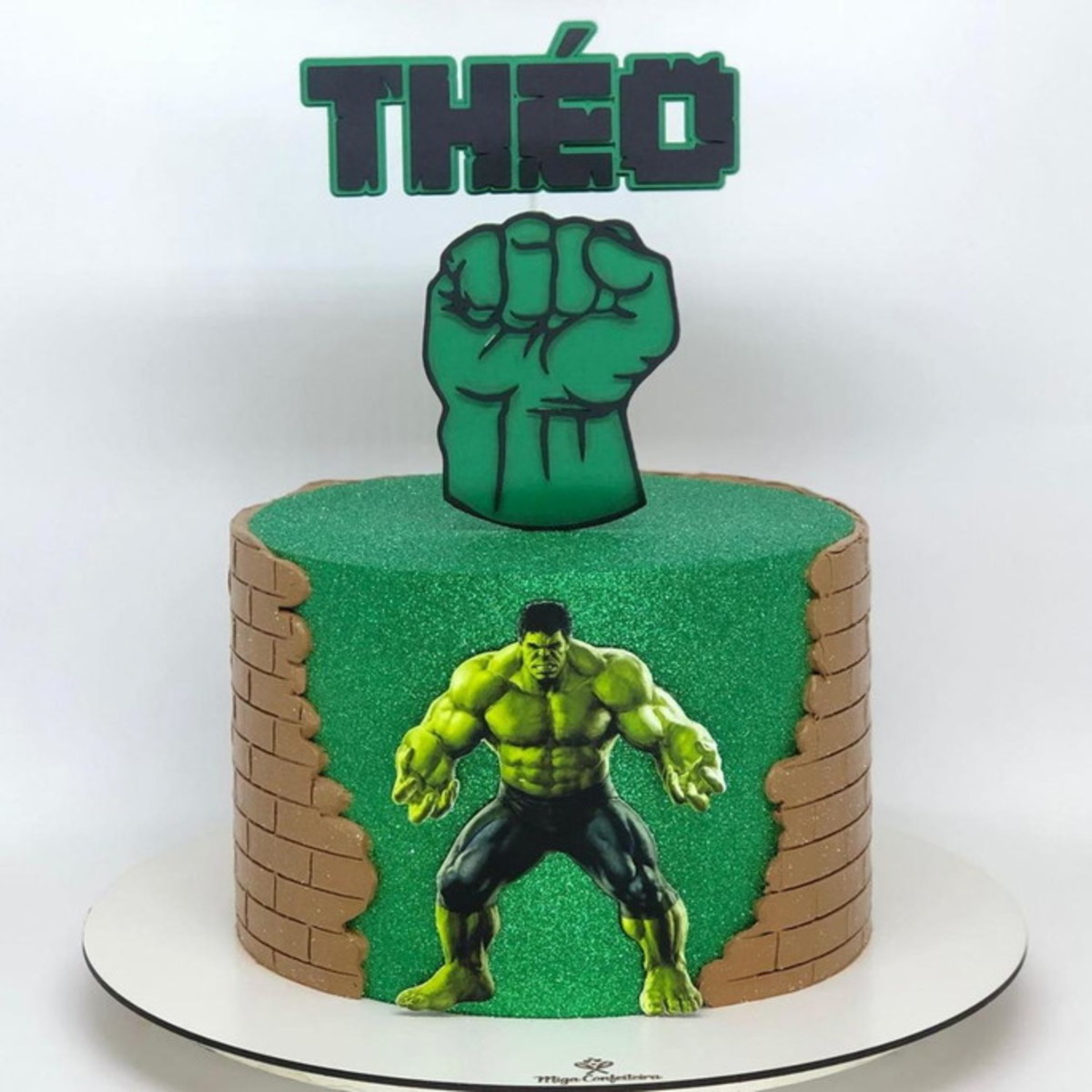 Arquivo de Corte Topo de Bolo Hulk