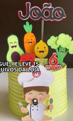 Arquivo de Corte - Topo de Bolo Masterchef