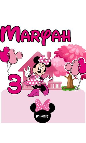 Arquivo de corte Topo de Bolo Minnie 01