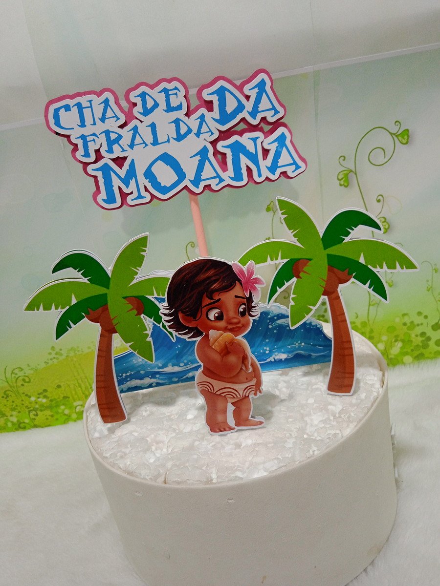 Arquivo De Corte Topo De Bolo Moana 07 (studio) - Imagem 3