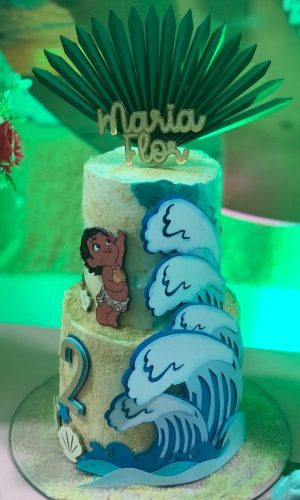 Arquivo de Corte Topo de Bolo Moana Baby Studio +brinde
