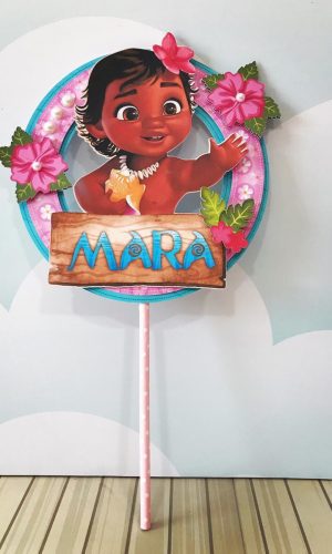 Arquivo de corte Topo de bolo Moana Baby STUDIO PDF 9