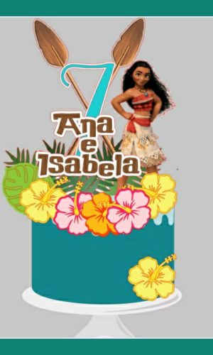 Arquivo de corte - topo de bolo Moana