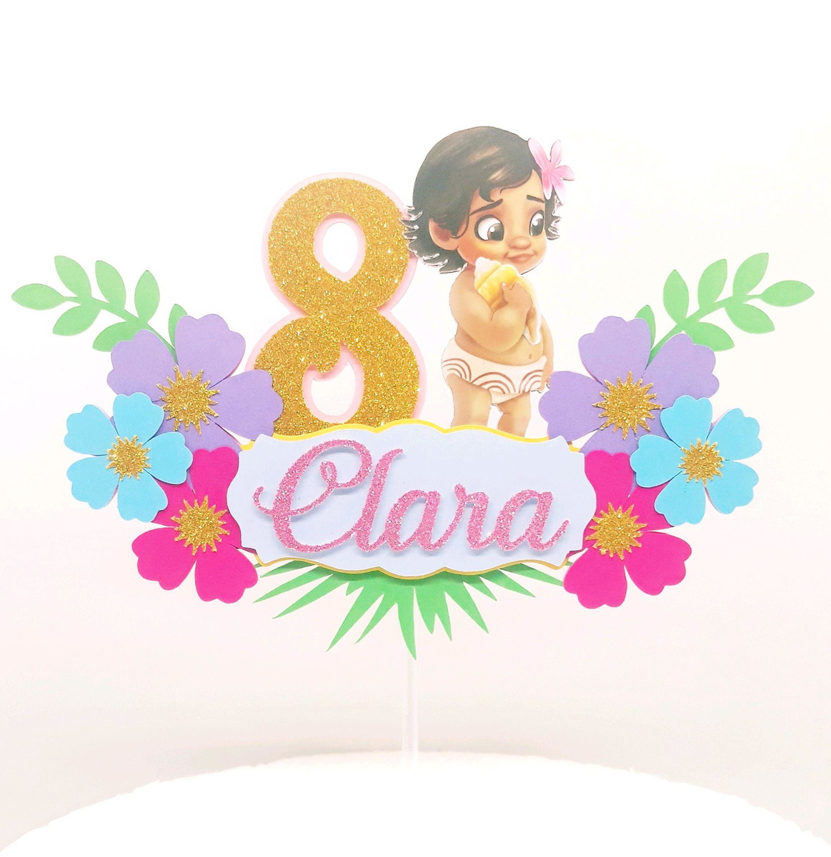 Arquivo De Corte Topo De Bolo Moana Baby