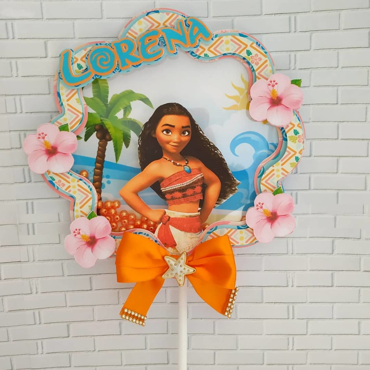 Arquivo de Corte Topo de Bolo Moana STUDIO PDF -5