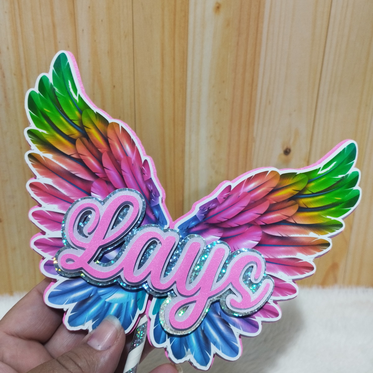 Arquivo de Corte Topo de Bolo Neon 04 (studio) - Imagem 5