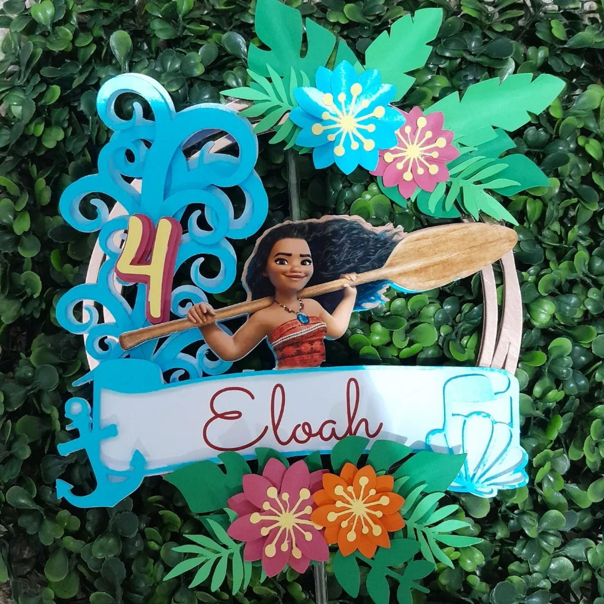 Arquivo de Corte Topo de Bolo Moana
