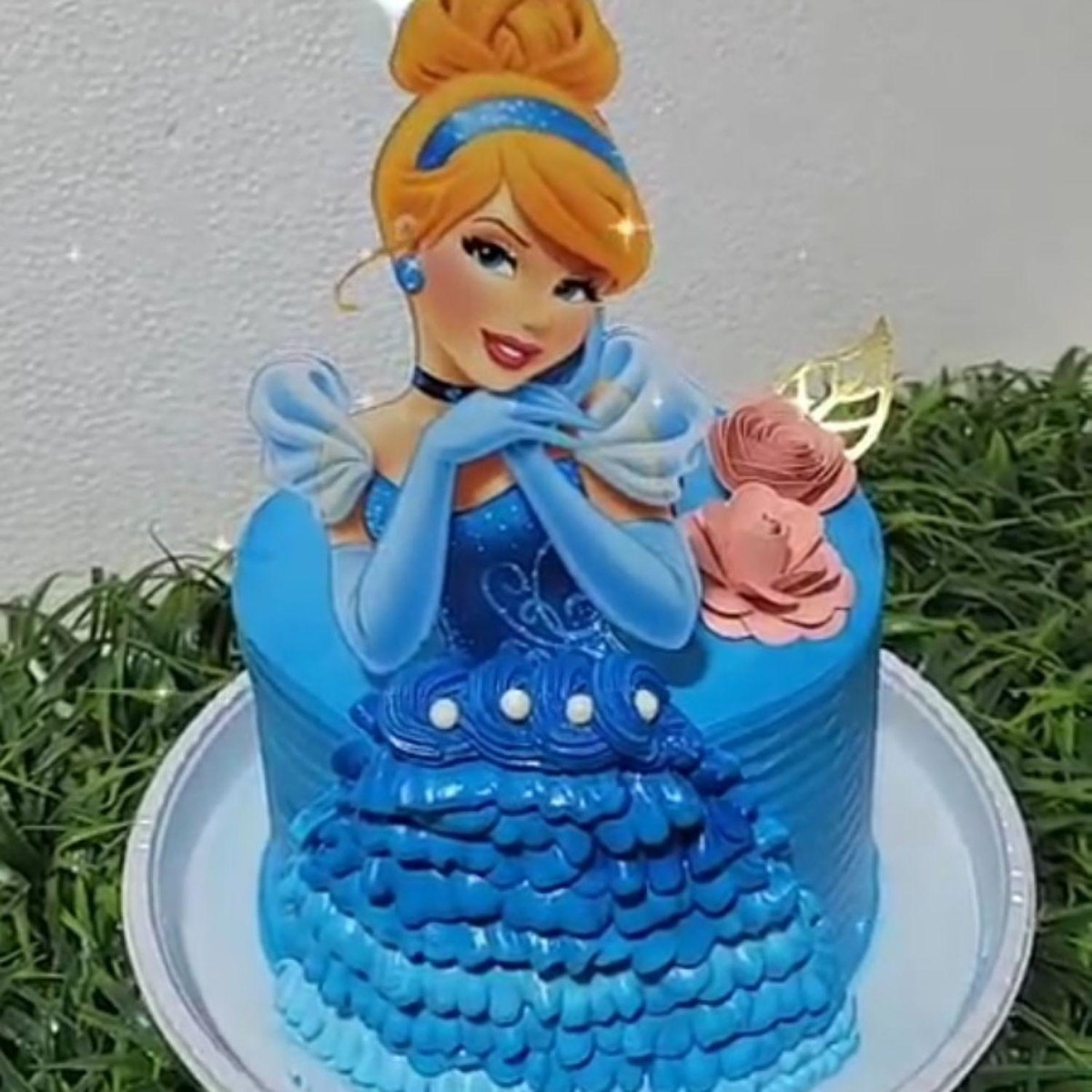 Arquivo De Corte Topo De Bolo Princesa Cinderela