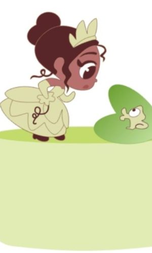 Arquivo de corte Topo de Bolo Princesa Tiana CAMADAS #2051
