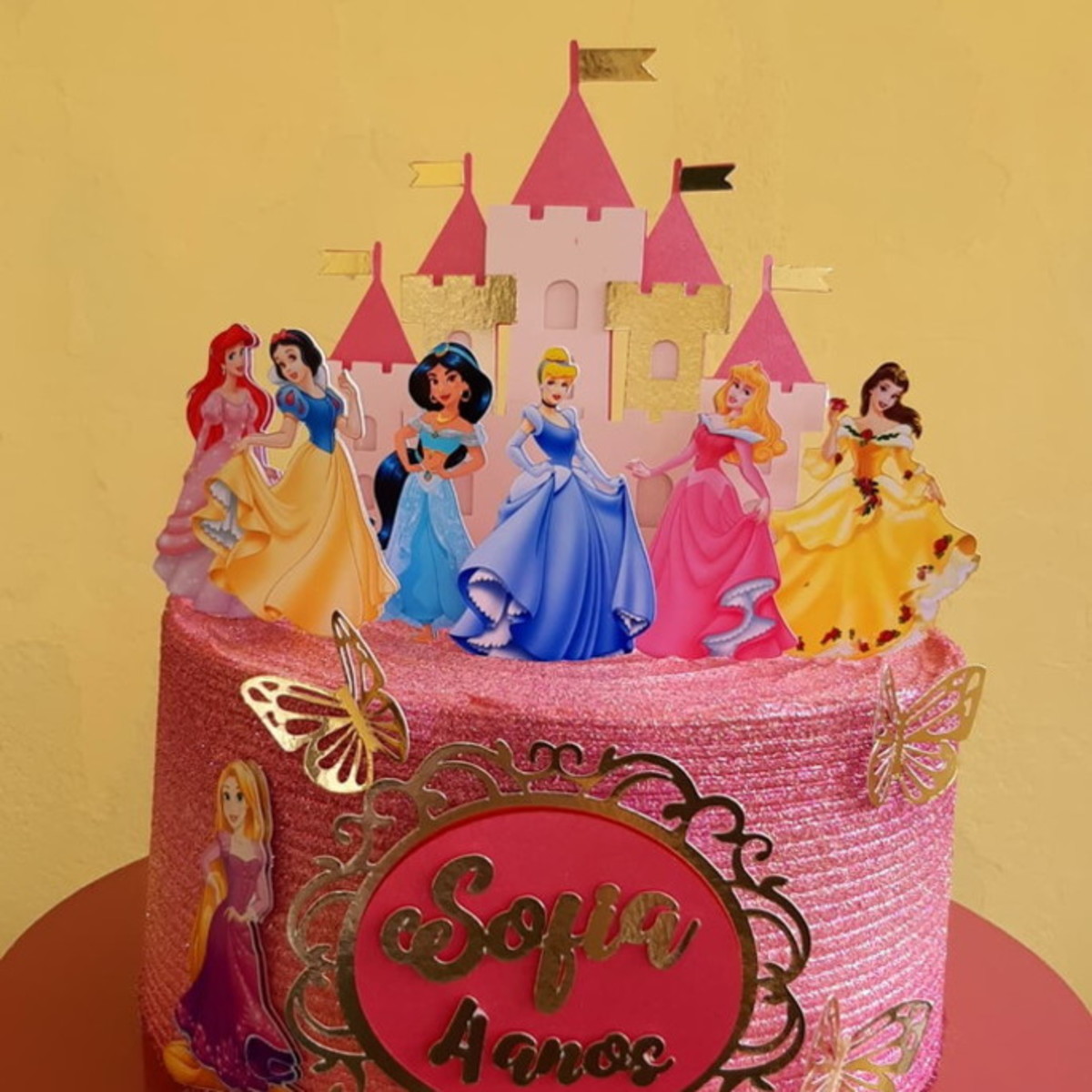 Arquivo de Corte Topo de Bolo Princesas Disney - em Studio - Imagem 2