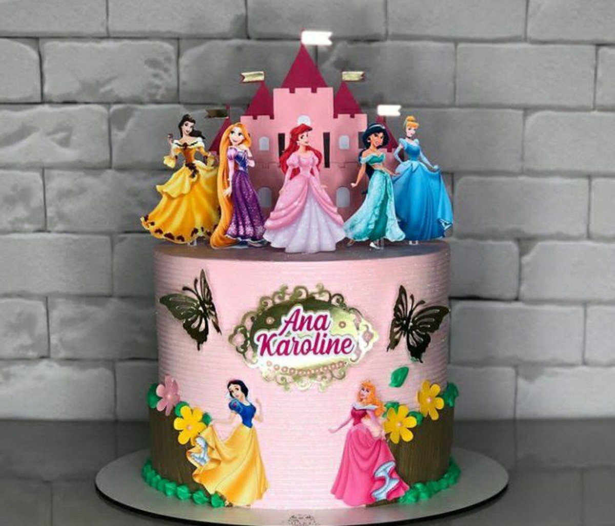 Arquivo de Corte Topo de Bolo Princesas