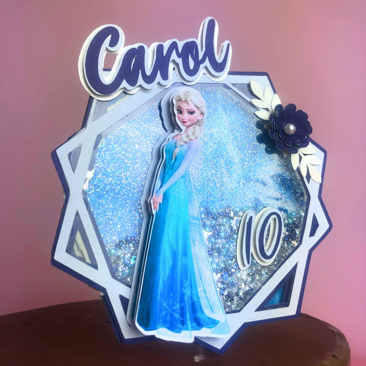 Arquivo de Corte Topo de Bolo Shaker Frozen - Imagem 2