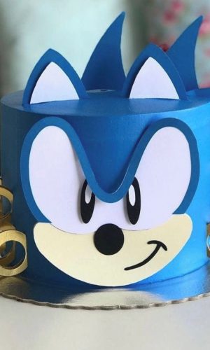Arquivo de Corte Topo de Bolo Sonic -009