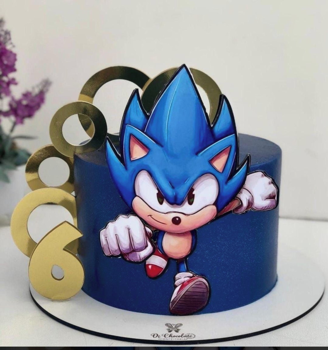 Arquivo de Corte Topo de Bolo Sonic 5