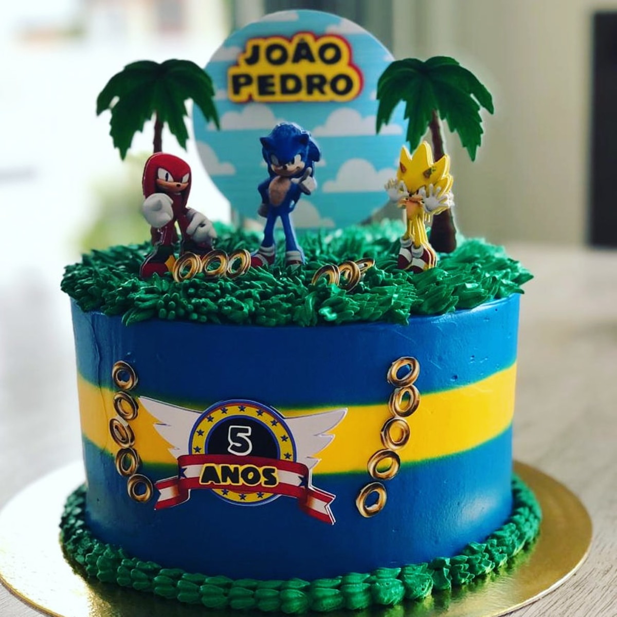 Arquivo de Corte - Topo de Bolo Sonic