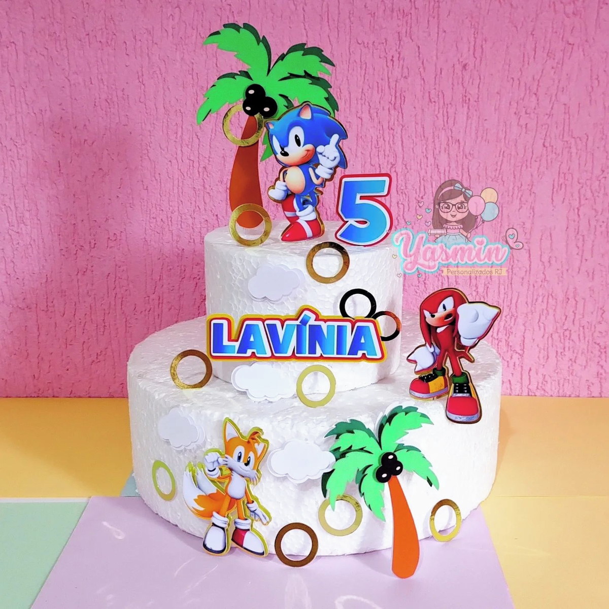 Arquivo De Corte Topo De Bolo Sonic