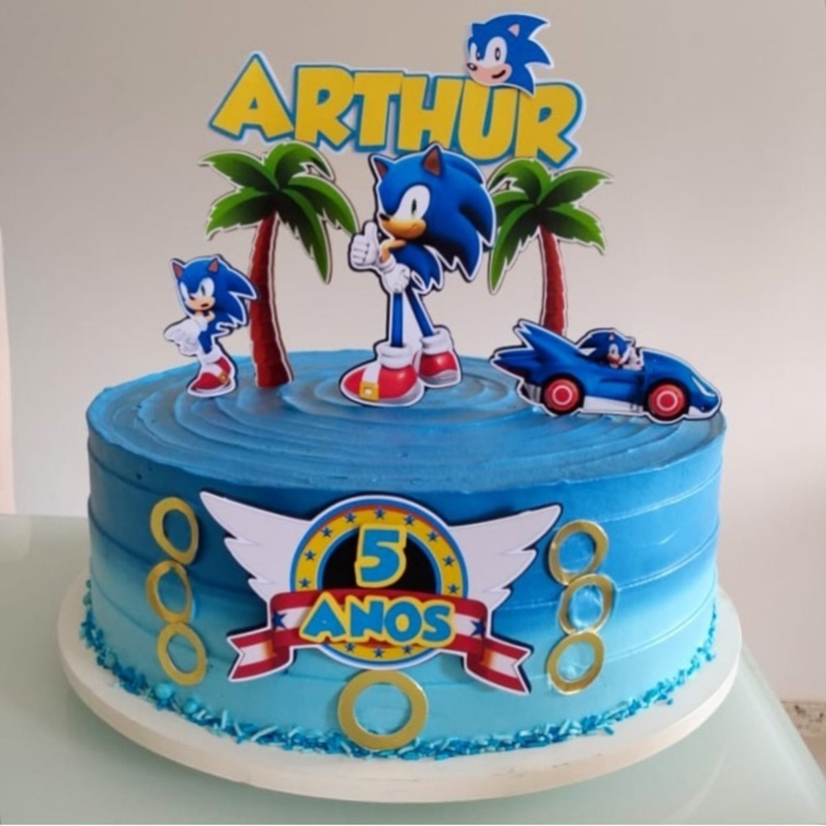 Arquivo de corte topo de bolo sonic
