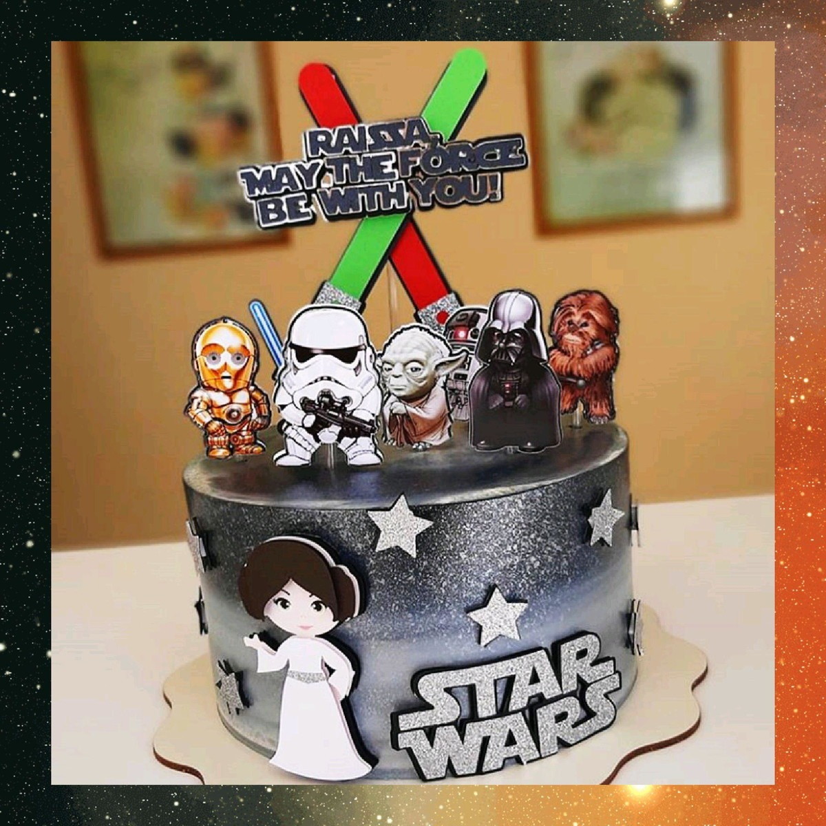 Arquivo de corte Topo de Bolo Star Wars