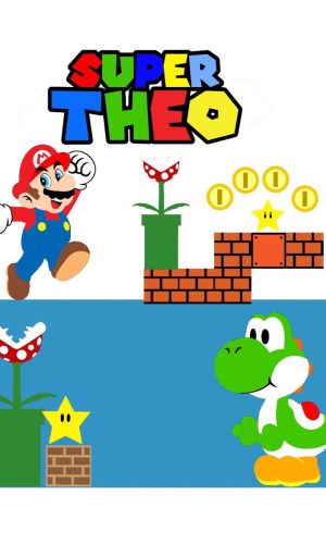 ARQUIVO DE CORTE TOPO DE BOLO SUPER MARIO