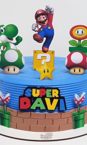 Arquivo de Corte - Topo de Bolo Super Mario