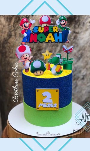 Arquivo de corte - Topo de Bolo Super Mario