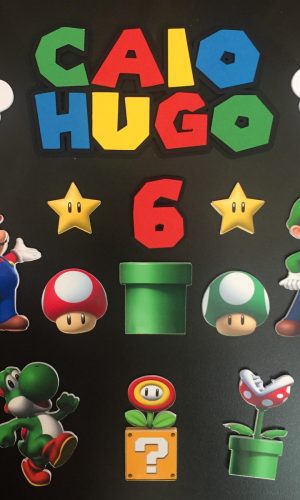Arquivo de Corte Topo de Bolo Super Mario