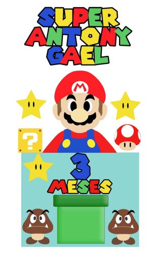 Arquivo De Corte Topo De Bolo Super Mario