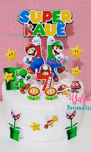 Arquivo de Corte Topo de Bolo Super Mario