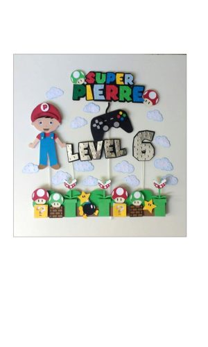 ARQUIVO DE CORTE TOPO DE BOLO SUPER MARIO