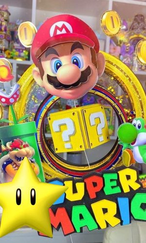 Arquivo de Corte Topo de Bolo Super Mario Studio