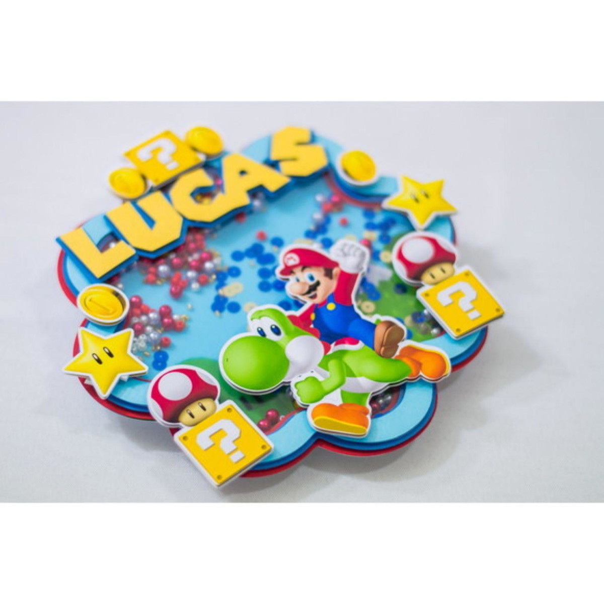 Arquivo de Corte Topo de Bolo Super Mario Studio