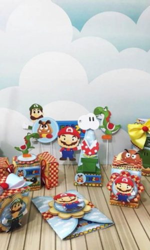 Arquivo de Corte Topo de Bolo Super Mario Studio