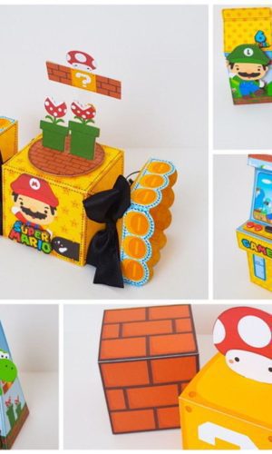 Arquivo de Corte Topo de Bolo Super Mario Studio