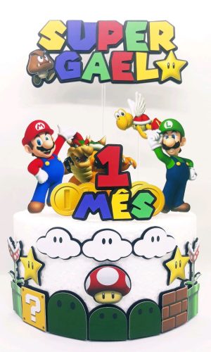 Arquivo De Corte Topo De Bolo Super Mario