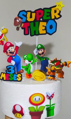 Arquivo de Corte Topo de Bolo Super Mario