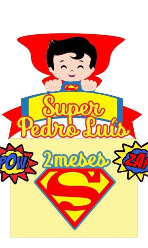 ARQUIVO DE CORTE TOPO DE BOLO SUPER MEN
