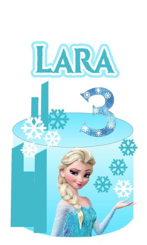 Arquivo de Corte Topo de Bolo Tema Frozen + 2 Arquivos