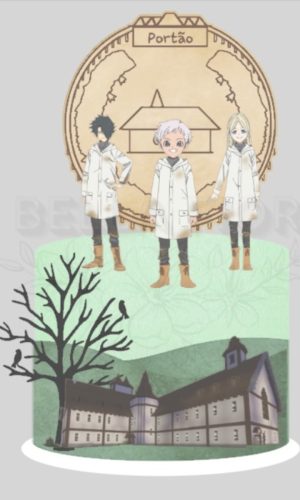 Arquivo de Corte Topo de Bolo The Promised Neverland 18- Bf