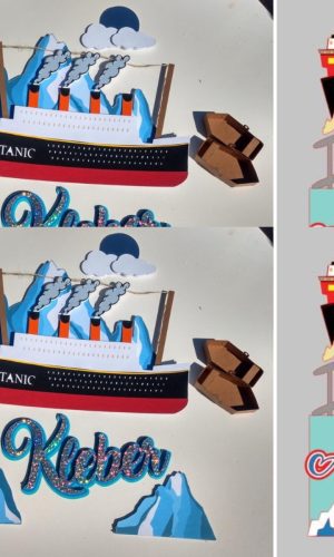 Arquivo de Corte Topo de Bolo Titanic