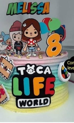 Arquivo de corte topo de bolo toca life