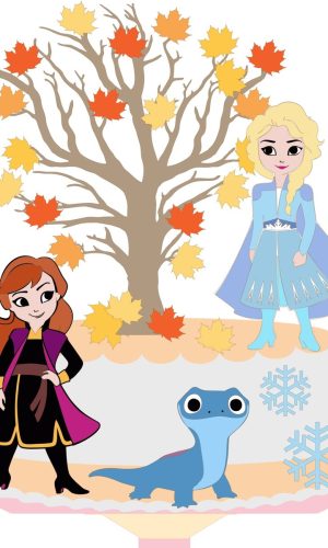 Arquivo de Corte Topo de Bolo Topper Frozen Studio #4016