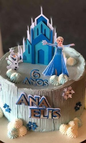 Arquivo de Corte Topo de Bolo Topper Frozen Studio #4415