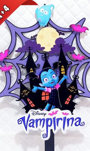 Arquivo de Corte Topo de Bolo Vampirina