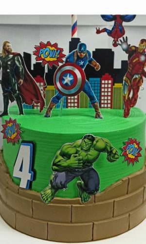 10 Arquivos Por R$ 10,00 Topo de Bolo Vingadores 1