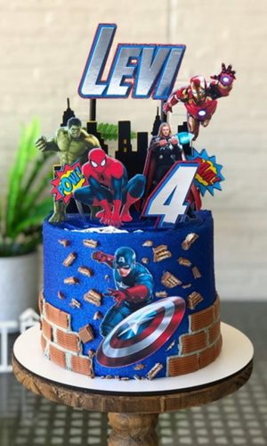 Arquivo de Corte Topo de Bolo Vingadores 13