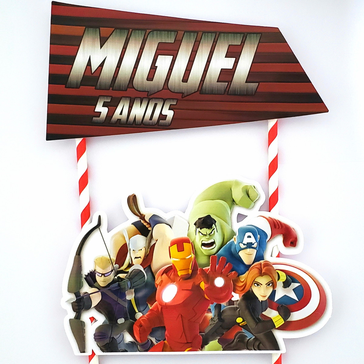 Arquivo de Corte Topo de Bolo Vingadores 14