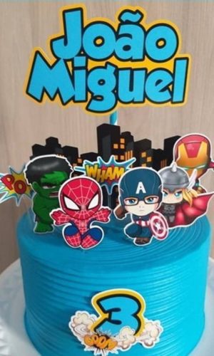 Arquivo de Corte Topo de Bolo Vingadores 2