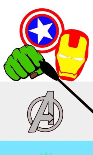 Arquivo de Corte Topo de Bolo Vingadores 4